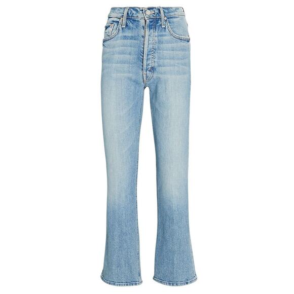 Mother The Tripper Highrise Straightleg Jeans - 24 - Light Denim
